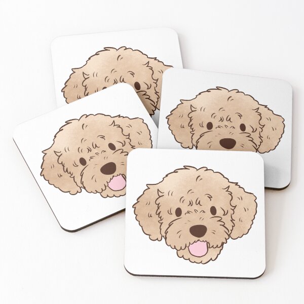 Item preview, lagotto romagnolo dog face art designed and sold by Yaragold.