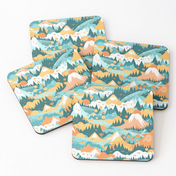 Item preview, Versatile Watercolor Landscape Pattern designed and sold by NegarinFashions.