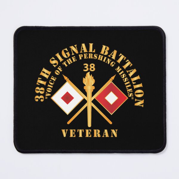 Item preview, Army - 38th Signal Bn w  BR - Voice of the Pershing Missiles w BN NUM - Veteran X 300 designed and sold by Military Insignia Products.
