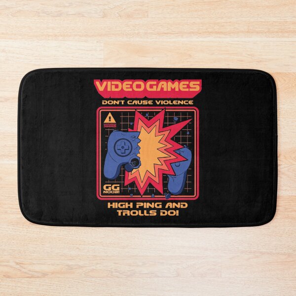 Item preview, Video Games Don't Cause Violence - High Ping and Trolls Do! designed and sold by sachpica.