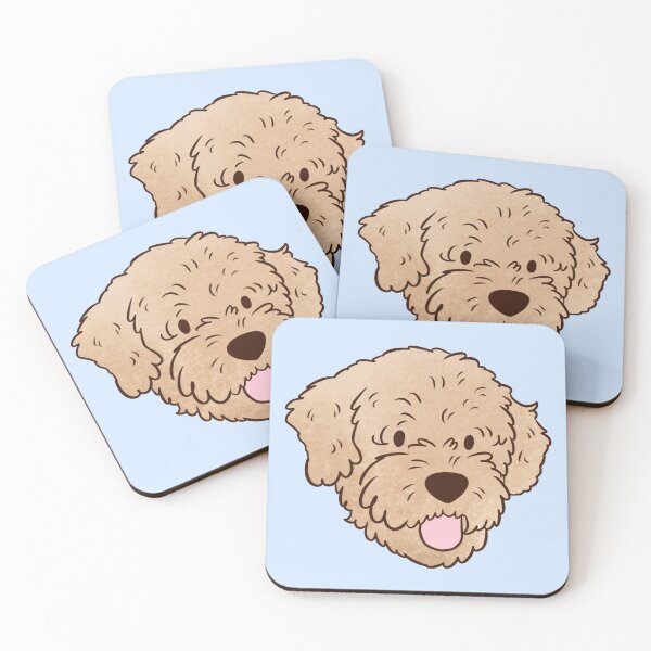 Item preview, lagotto romagnolo dog face art designed and sold by Yaragold.