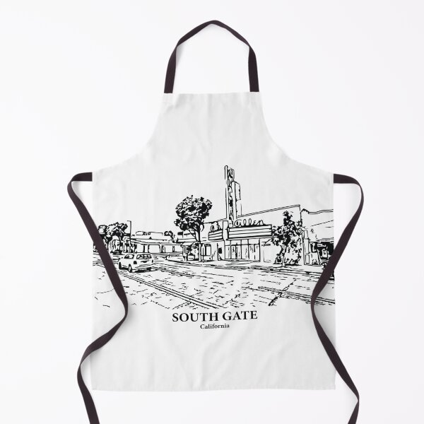 Item preview, South Gate - California designed and sold by Lakeric Cityscapes.