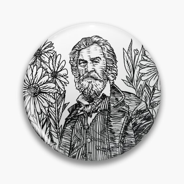 Item preview, WALT WHITMAN ink portrait .3 designed and sold by lautir.