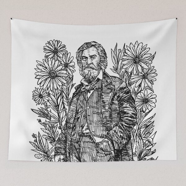 Item preview, WALT WHITMAN ink portrait .3 designed and sold by lautir.