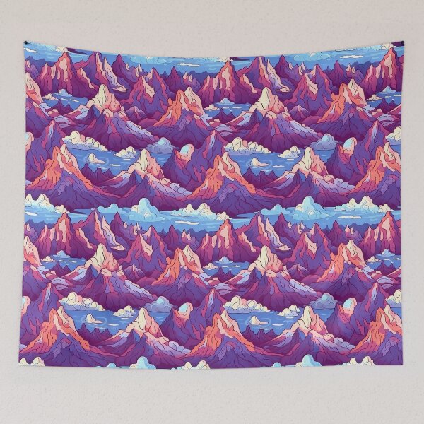 Item preview, Versatile Watercolor Landscape Pattern designed and sold by NegarinFashions.