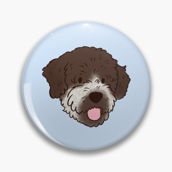 Item preview, lagotto romagnolo dog face art designed and sold by Yaragold.
