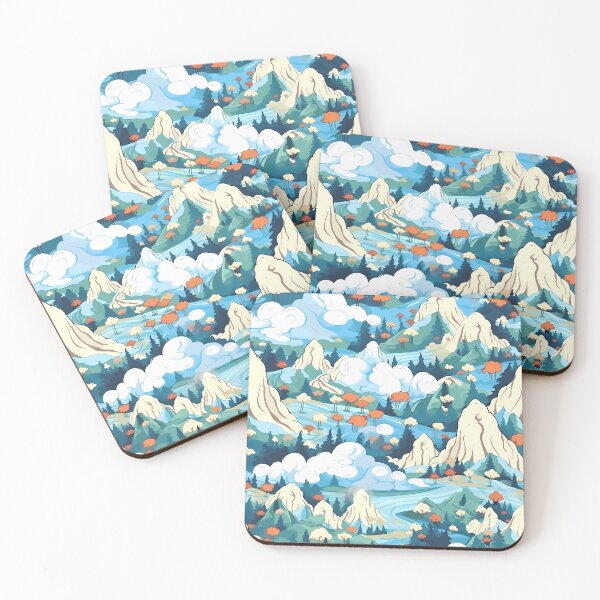 Item preview, Versatile Watercolor Landscape Pattern designed and sold by NegarinFashions.