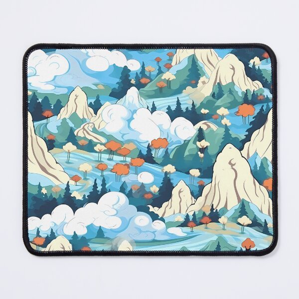 Item preview, Versatile Watercolor Landscape Pattern designed and sold by NegarinFashions.