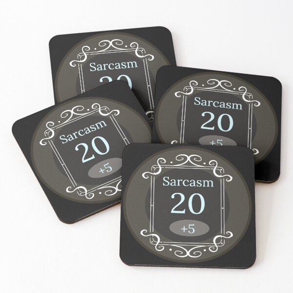 Item preview, Sarcasm Stat designed and sold by TallewellynCos.