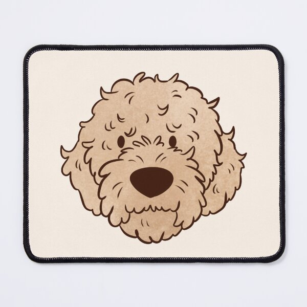 Item preview, lagotto romagnolo dog face illustration  designed and sold by Yaragold.