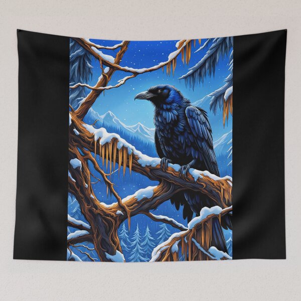 Item preview, Winter Raven, Ai Generated Art  designed and sold by ACC .