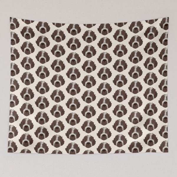 Item preview, lagotto romagnolo dog face illustration  designed and sold by Yaragold.