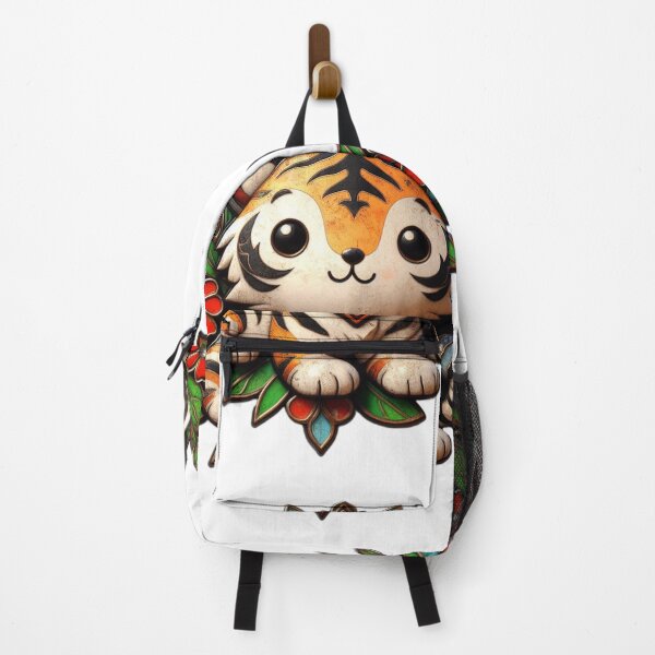 Item preview, Tango The Tiger Floral Enamel designed and sold by piscininha.