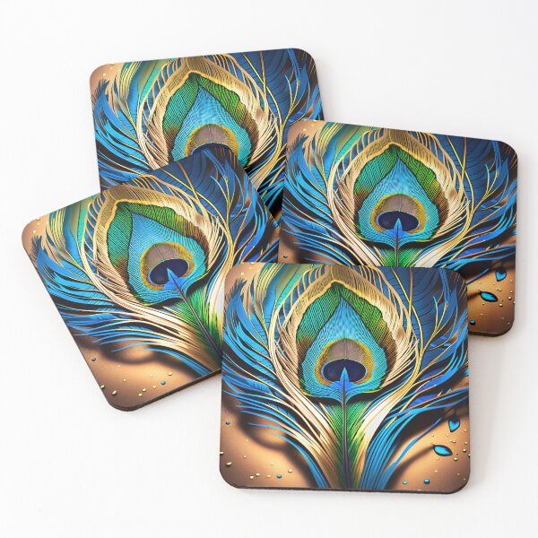Item preview, Abstract Peacock Feather Pattern designed and sold by TheArtOfPat.
