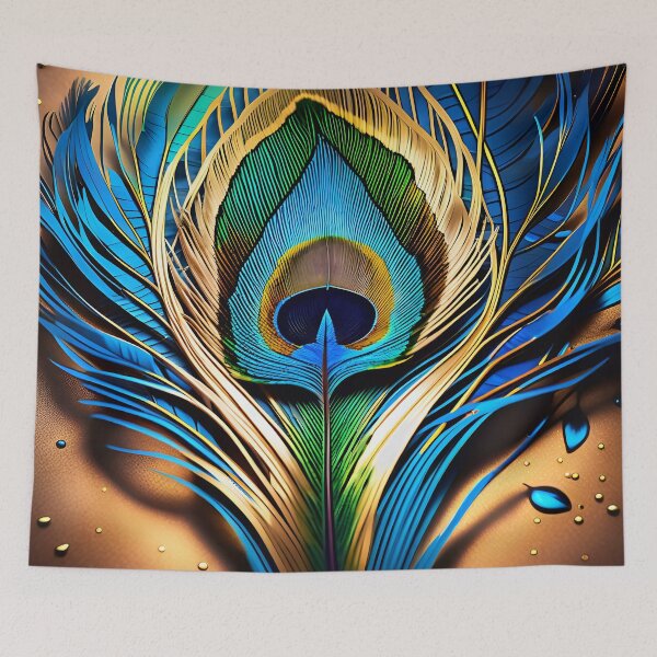 Item preview, Abstract Peacock Feather Pattern designed and sold by TheArtOfPat.