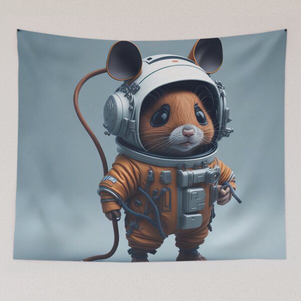 Item preview, Mini astronaut animal, cute, kids, cool, children, cyber, mouse designed and sold by Cyber Kids.