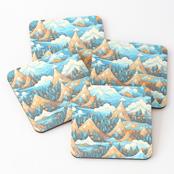 Item preview, Versatile Watercolor Landscape Pattern designed and sold by NegarinFashions.