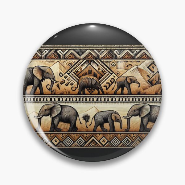 Item preview, Pattern ; Elephant Tribal Print  designed and sold by PatternInArt.