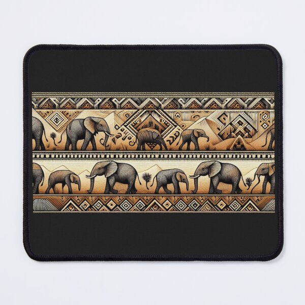Item preview, Pattern ; Elephant Tribal Print designed and sold by PatternInArt.