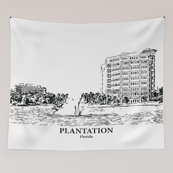 Item preview, Plantation - Florida designed and sold by Lakeric Cityscapes.