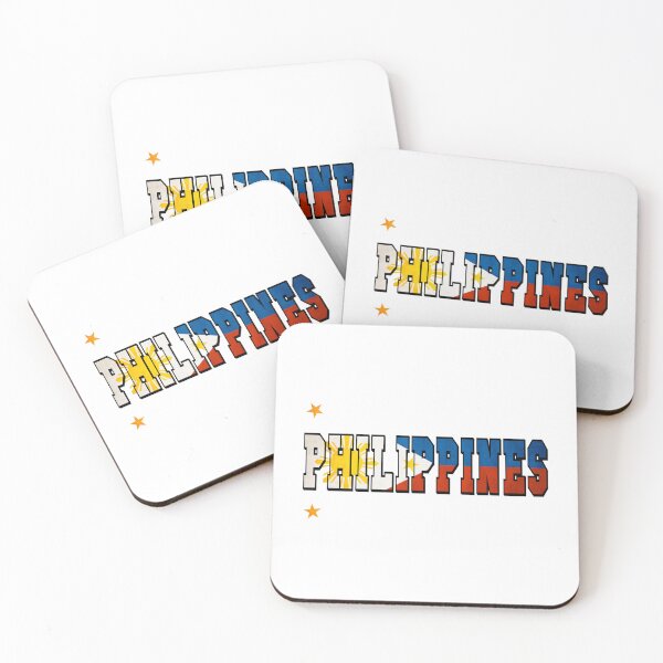 Item preview, Philippines Country Flag Typography designed and sold by TravelWish.