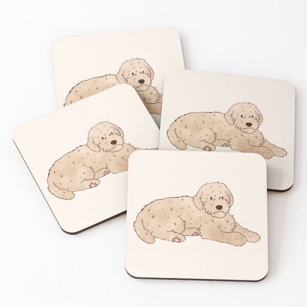 Item preview, lagotto romagnolo dog illustration  designed and sold by Yaragold.
