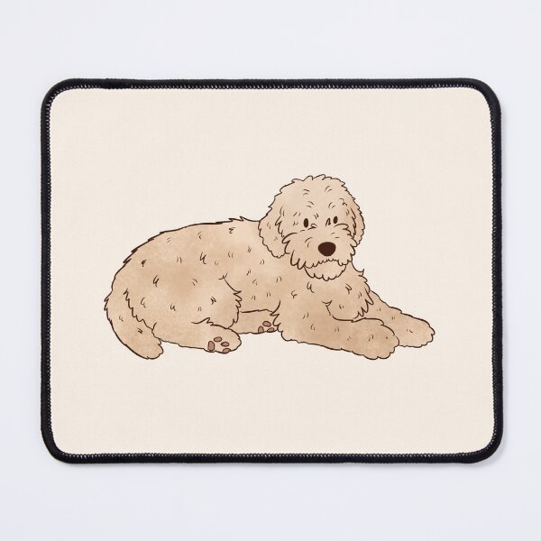 Item preview, lagotto romagnolo dog illustration designed and sold by Yaragold.