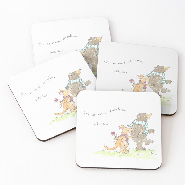 Item preview, Bear and Kangaroo friends through and through! designed and sold by GiselleSellier.