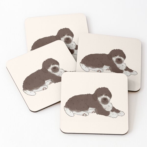 Item preview, lagotto romagnolo dog illustration  designed and sold by Yaragold.