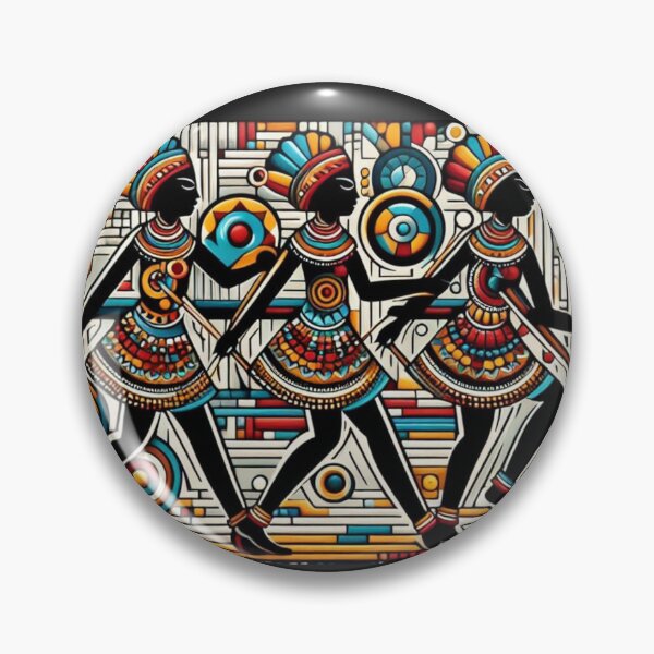Item preview,  Pattern ; Dancing Tribal Print  designed and sold by PatternInArt.