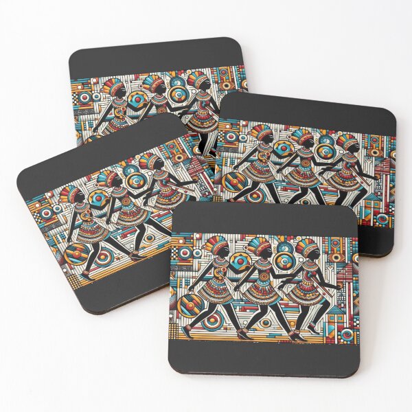 Item preview,  Pattern ; Dancing Tribal Print  designed and sold by PatternInArt.