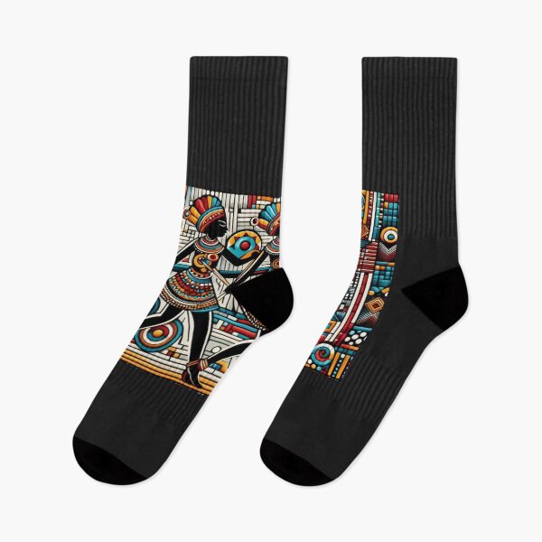 Item preview,  Pattern ; Dancing Tribal Print  designed and sold by PatternInArt.
