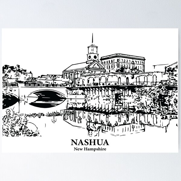 Item preview, Nashua - New Hampshire designed and sold by Lakeric Cityscapes.