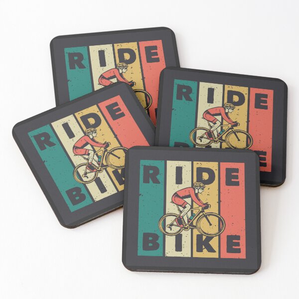 Item preview, Ride bike 4 color theme illustrator designed and sold by kiloorartclub.