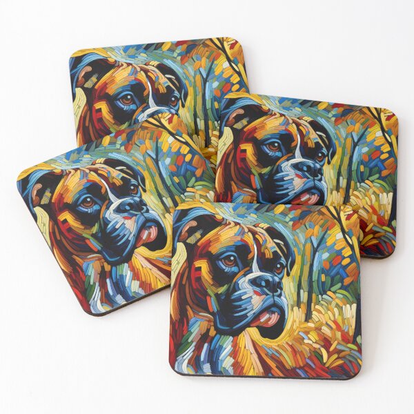 Item preview, Fauvist Inspired Dog Art designed and sold by PawspectCreate.