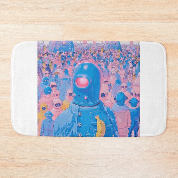 Item preview, Robotic Rally with Banana Badge designed and sold by ArtGentle.