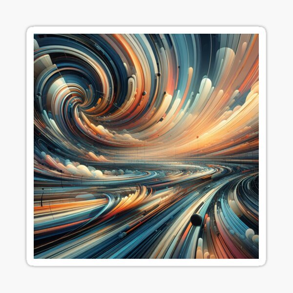 Storm of Colors Sticker