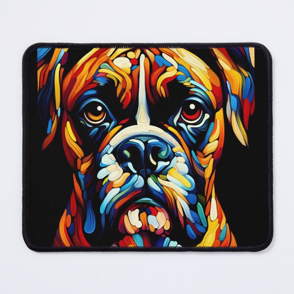Item preview, Artistic Boxer Illustration designed and sold by PawspectCreate.