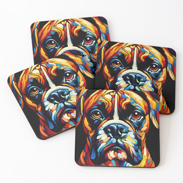 Item preview, Artistic Boxer Illustration designed and sold by PawspectCreate.