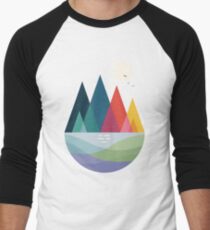 Camiseta ¾ bicolor para hombre Algun lado