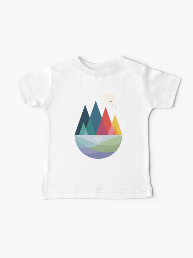 Thumbnail 1 of 2, Baby T-Shirt, Somewhere designed and sold by AndyWestface.