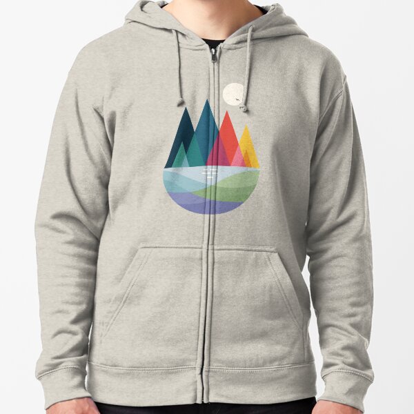 Somewhere Zipped Hoodie