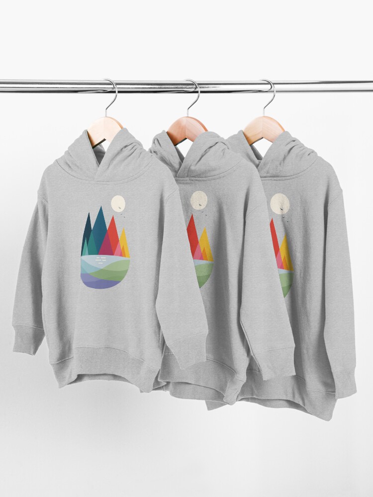 Thumbnail 3 of 5, Toddler Pullover Hoodie, Somewhere designed and sold by AndyWestface.