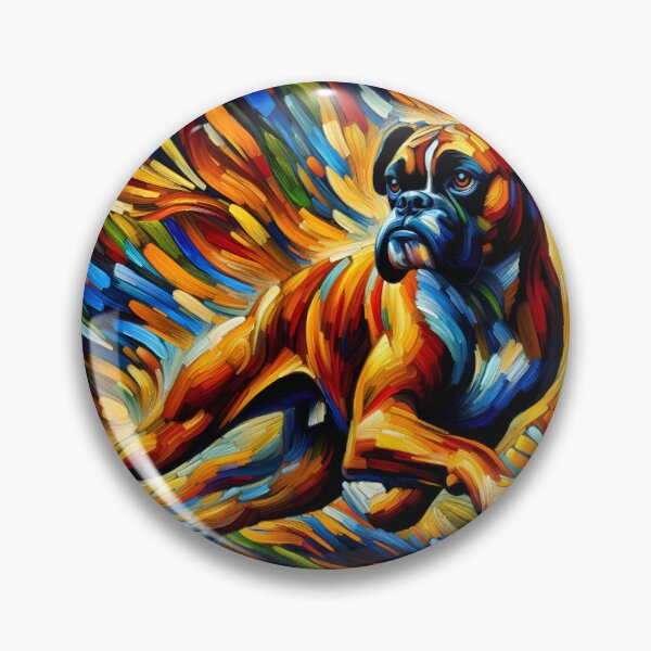 Item preview, Bold Boxer Portrait designed and sold by PawspectCreate.