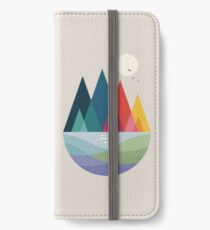 Quelque part Étui portefeuille/coque/skin iPhone