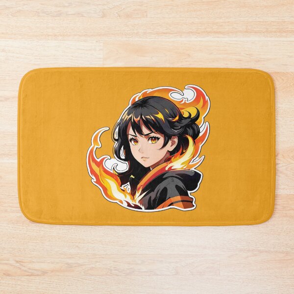 Item preview, Cute Anime Fire Girl designed and sold by TheArtOfPat.