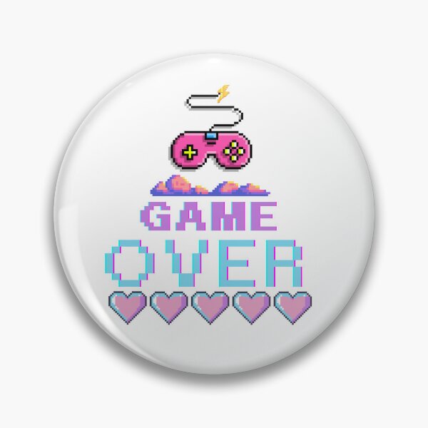 Item preview, Game Over, Pixel Art, Gamer designed and sold by saimzgraphics.