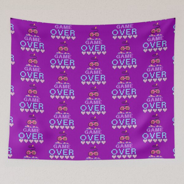 Item preview, Game Over, Pixel Art, Gamer designed and sold by saimzgraphics.