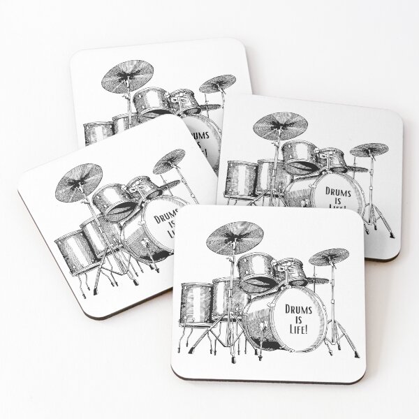 Item preview, Drums is life designed and sold by Art-Design-EM.