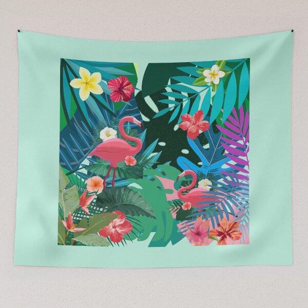 Item preview, Rainforests,flamingos designed and sold by zzzozzo.